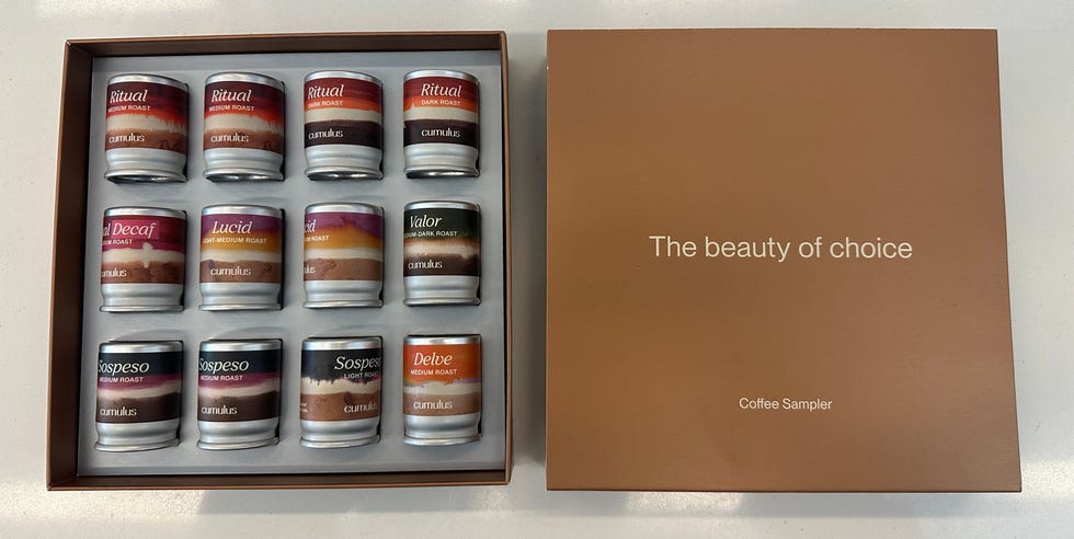 cumulus 12-pack coffee sampler 12 capsules of cumulus coffee