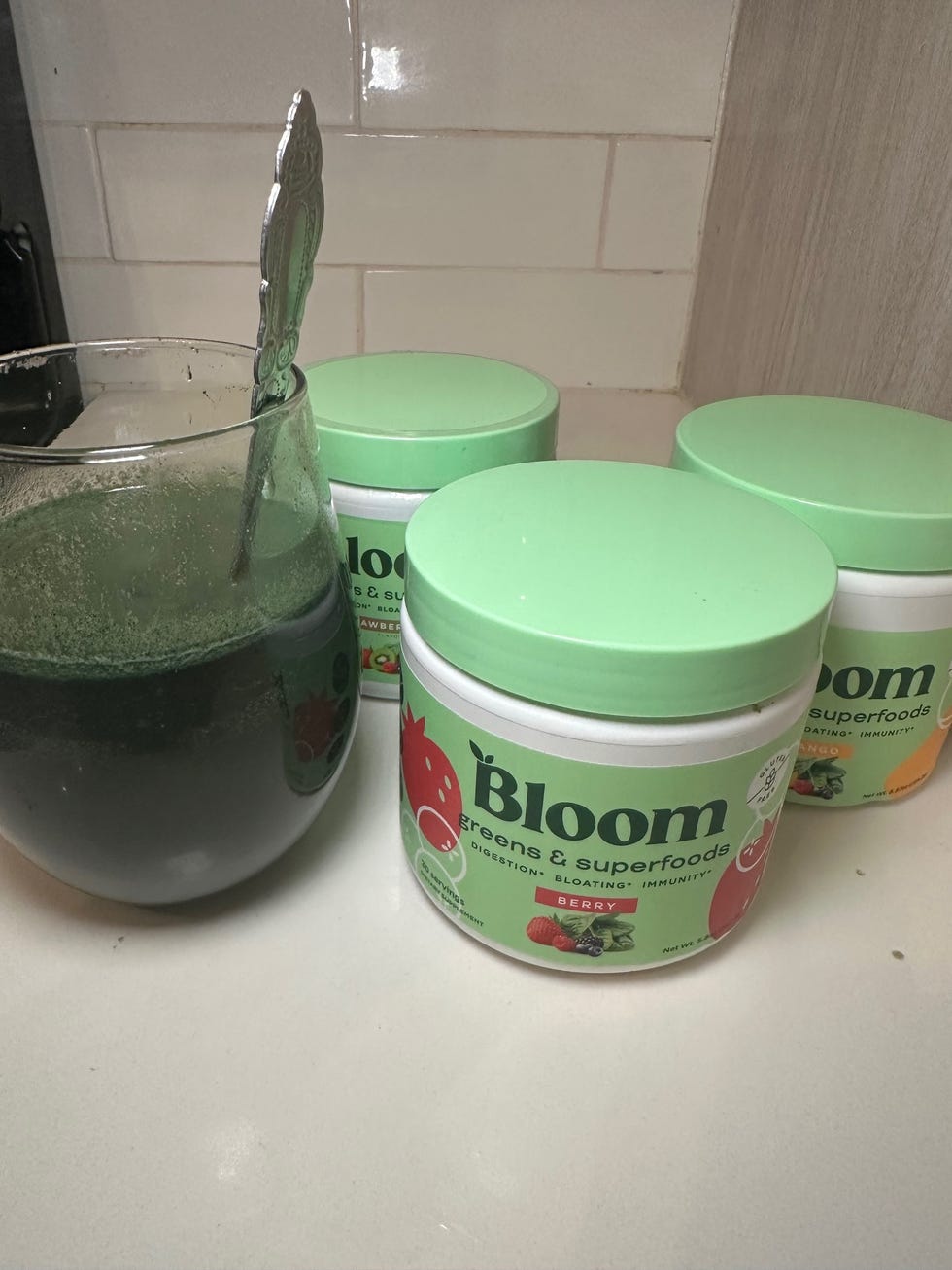 prepared bloom greens and superfood drink