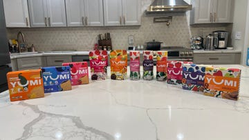 full yumi product line in sassos' kitchen