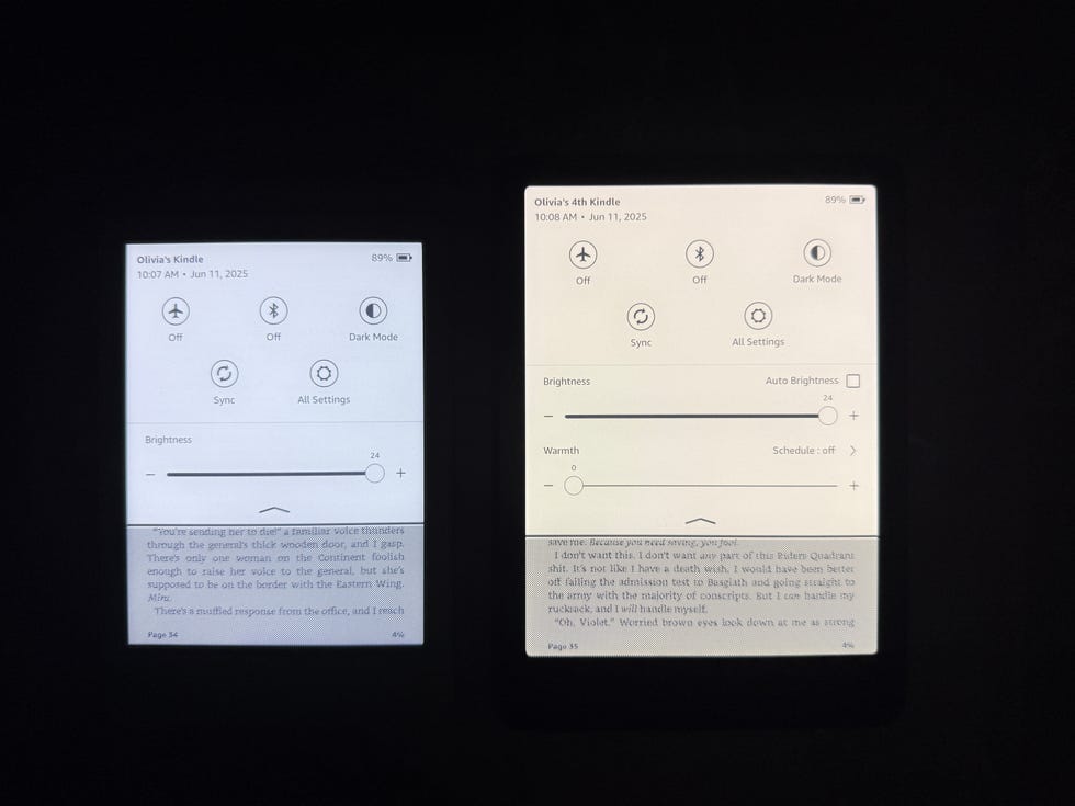 amazon kindle vs kindle paperwhite