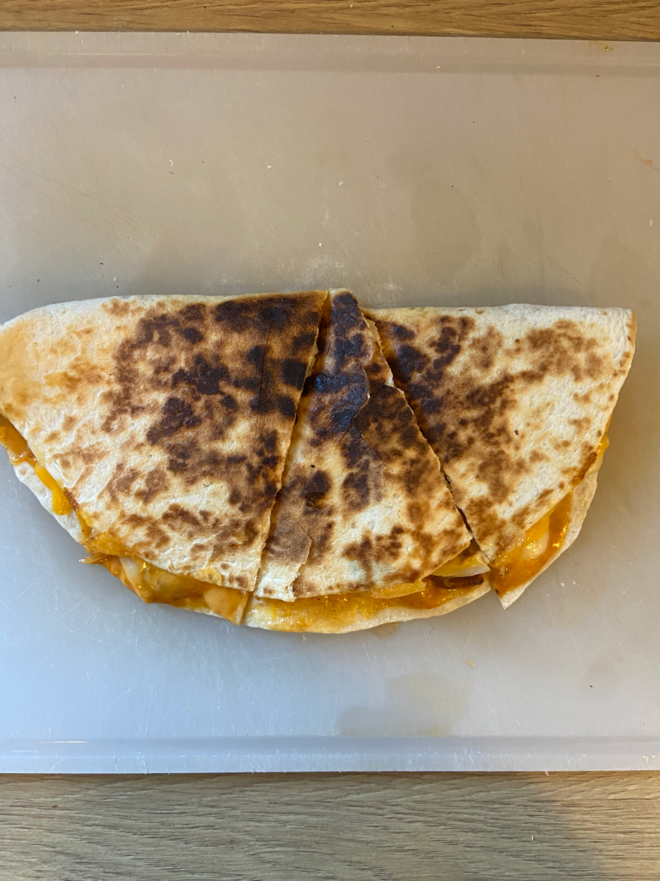a piece of food on a plate