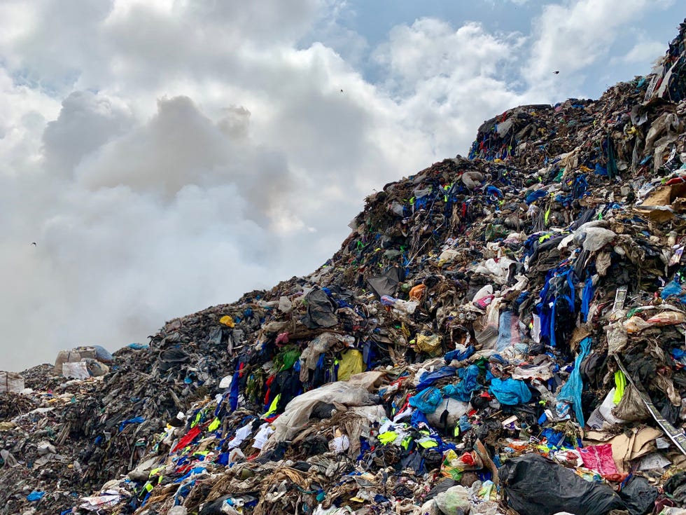 Landfill Donated Clothing Ghana New Standard Institute