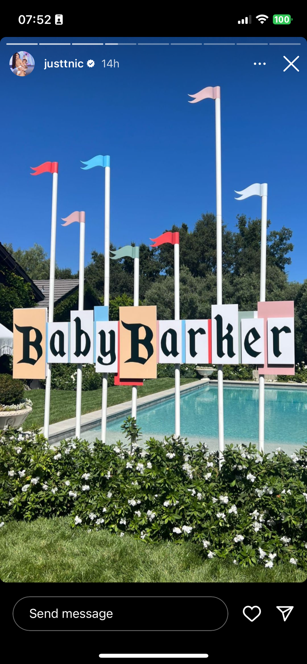 kourtney kardashian's baby shower