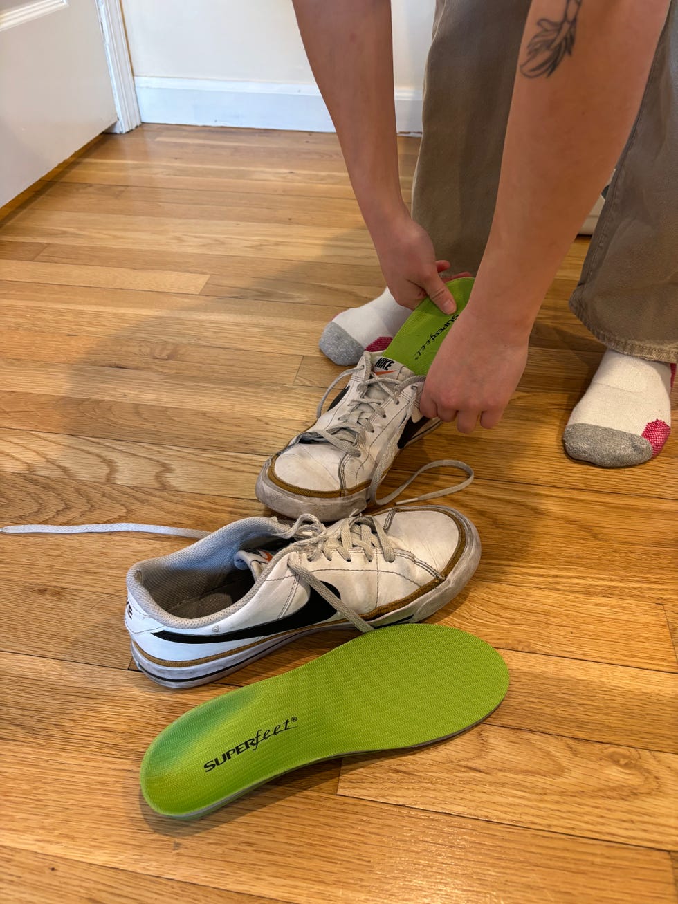 testing the superfeet orthotic insoles