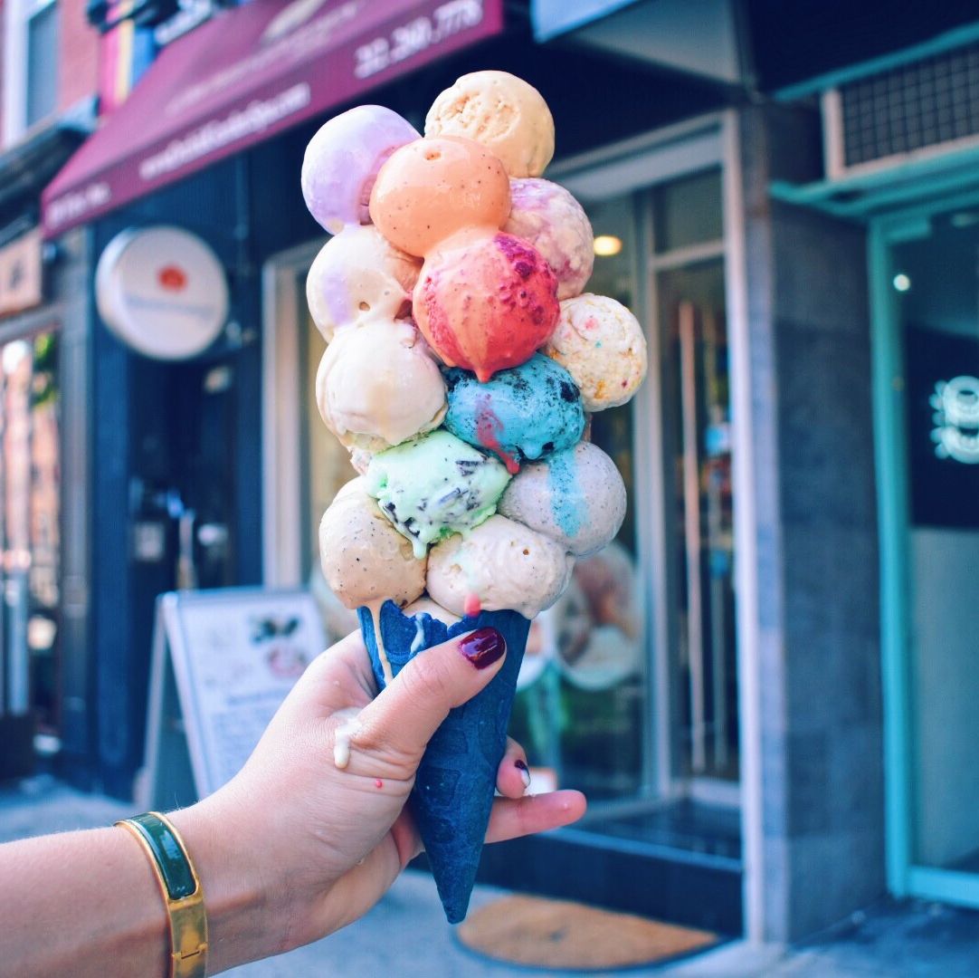 This NYC shop creates ice cream 'bouquets' featuring up to 21