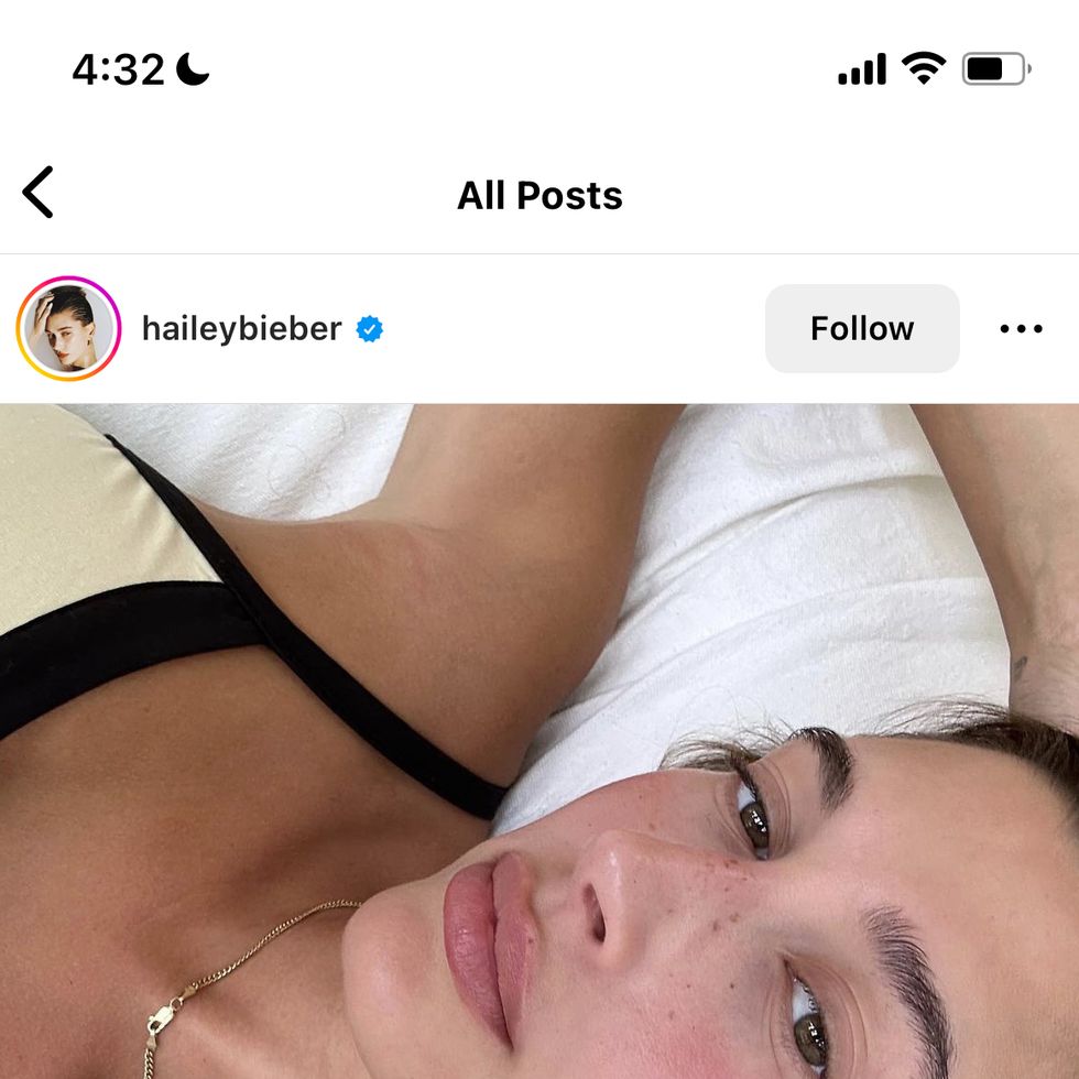 hailey bieber no makeup 2023