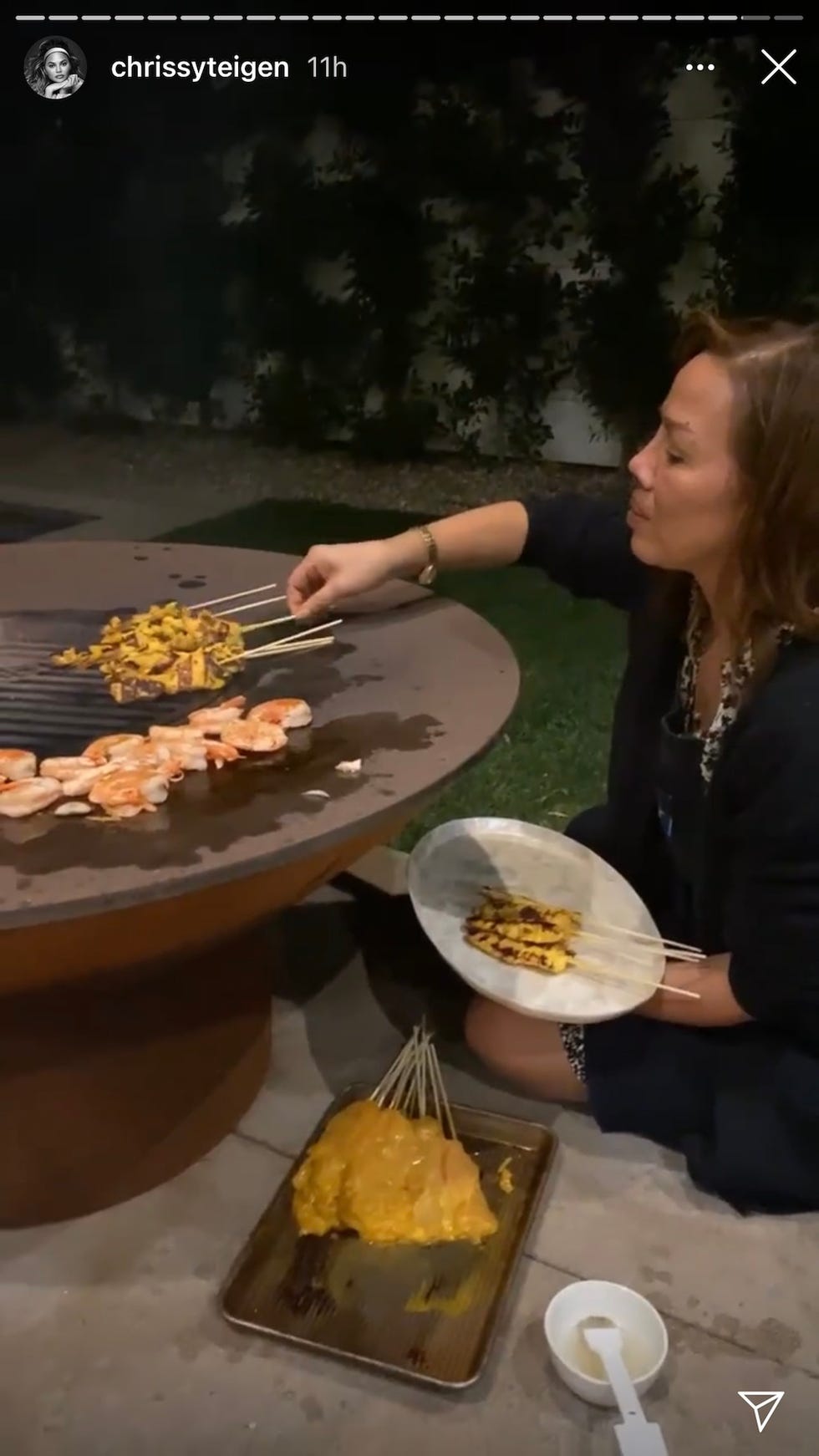 chrissy teigen's mom pepper made dinner