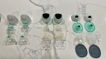 sassos testing breast pumps in her home