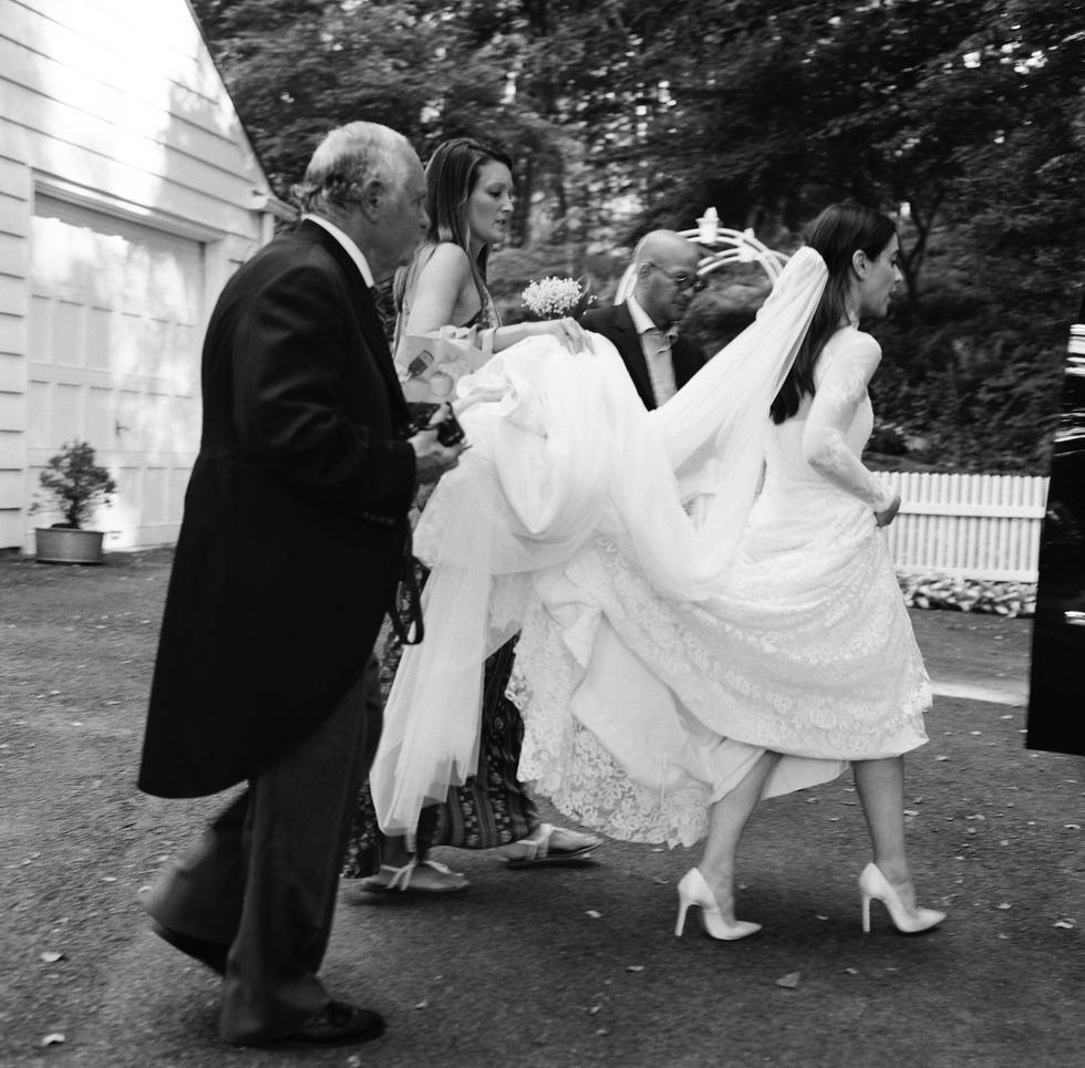Photograph, White, Black, Black-and-white, Monochrome photography, Monochrome, Dress, Ceremony, Snapshot, Wedding, 