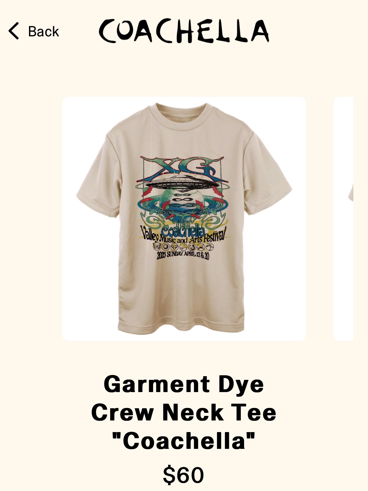会場限定】【即完グッズ】XG Coachella TシャツXL size - メルカリ