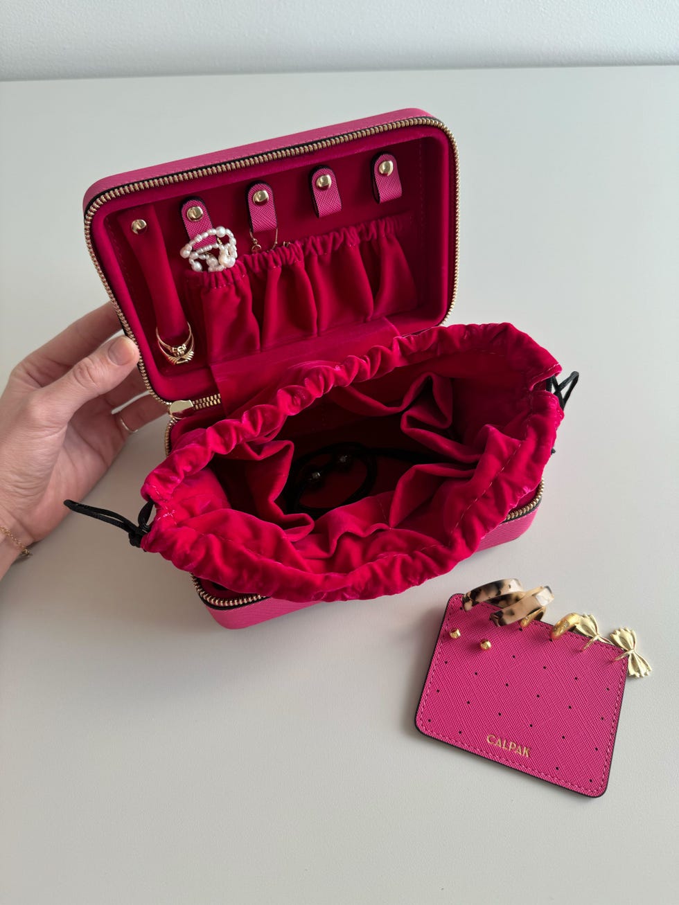 calpak travel jewelry case