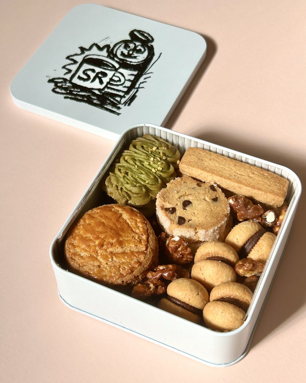 a box of cookies