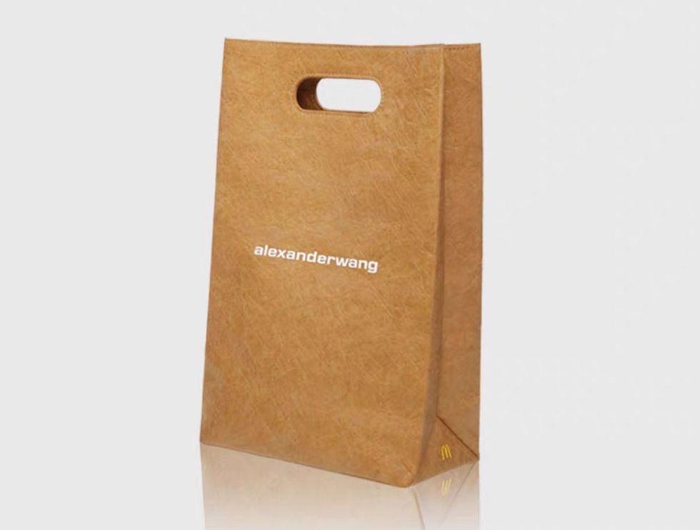 Paper bag, Shopping bag, Bag, Packaging and labeling, Wine bottle, Rectangle, Office supplies, Luggage and bags, 