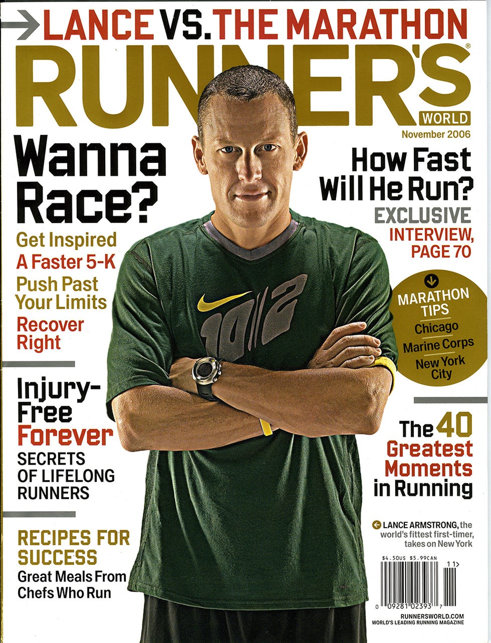 Lance Armstrong, November 2006