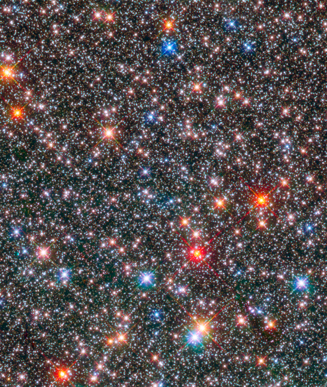 an image of stars taken by the hubble space telescope
