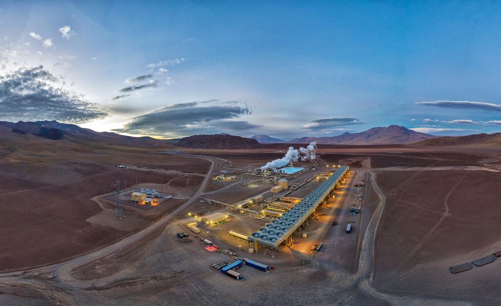 cerro pabellón geothermal plant, chile