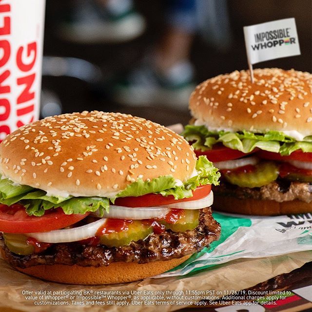 A Lawsuit Against Burger King Over The Impossible Whopper Has Been