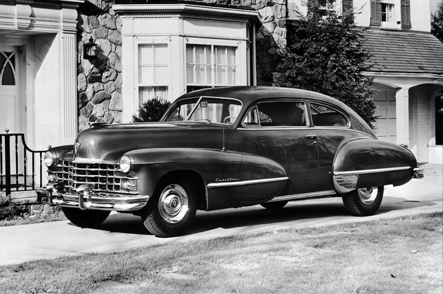 new cadillac factory outlet of the model 62, 5 passengers club cup, in 1947