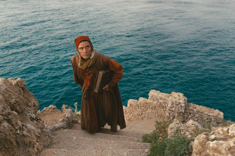 una scena del film in the hand of dante