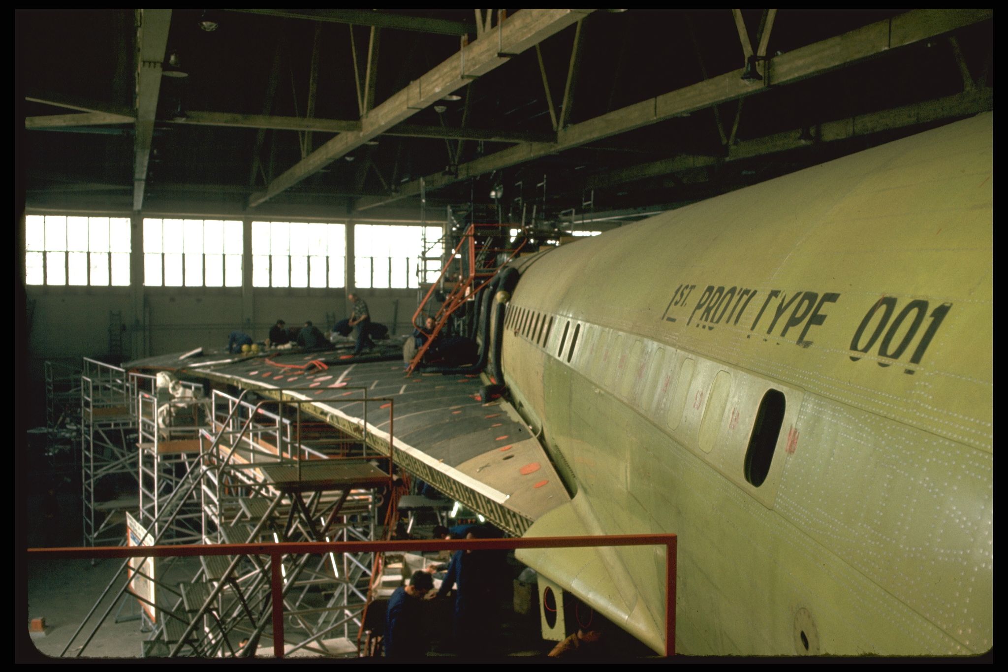 archives building the first concorde in toulouse