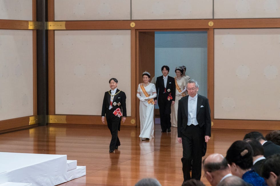 Primera audiencia pública de Naruhito ya como emperador.