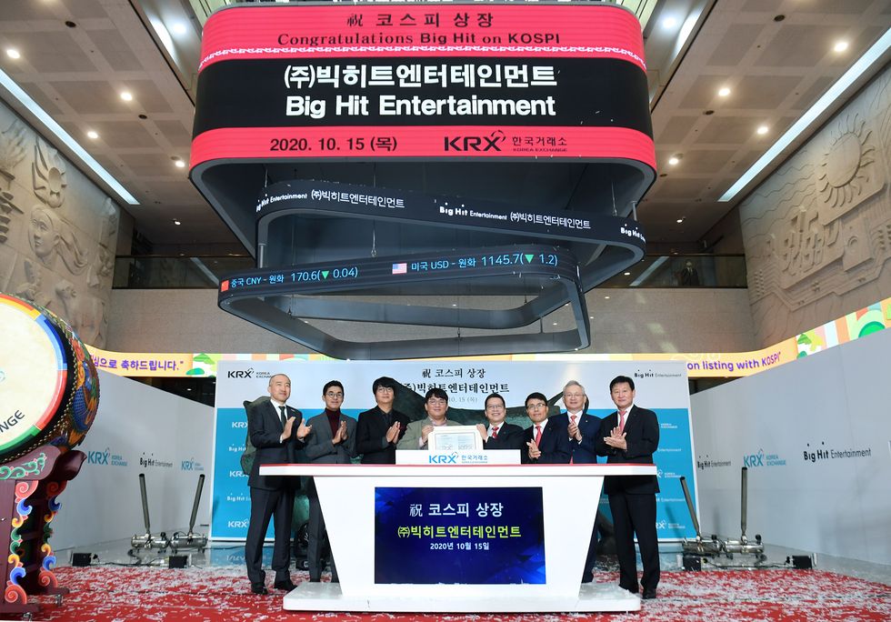 bts label 'big hit entertainment' goes public