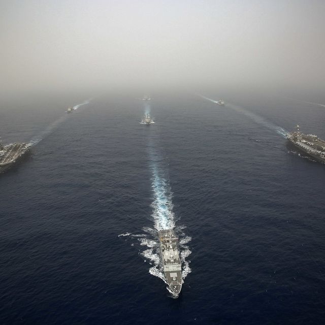 Abraham Lincoln and John C. Stennis Carrier Strike Groups Conduct Carrier Strike Force Operations