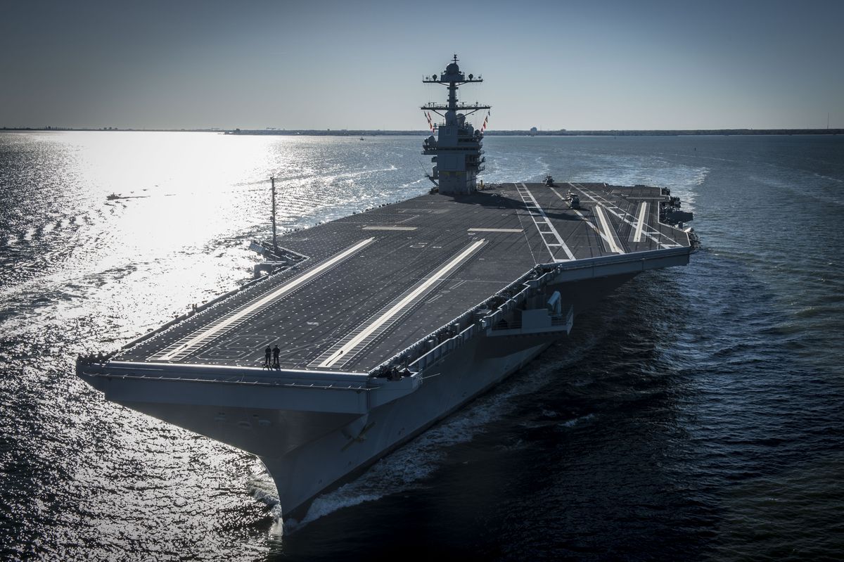 USS Gerald R. Ford Begins Builder's Sea Trials