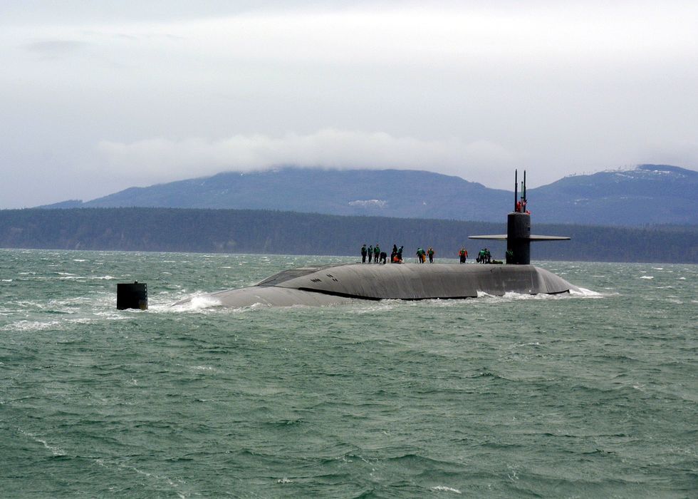 guided missile submarine shown to media