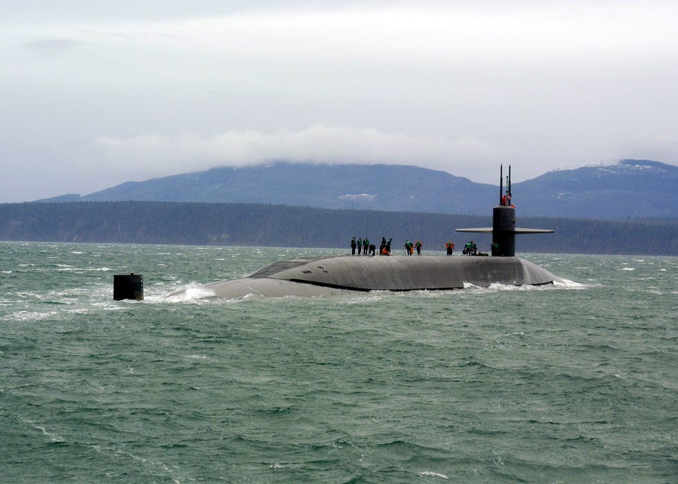 submarino de misiles guiados mostrado a los medios