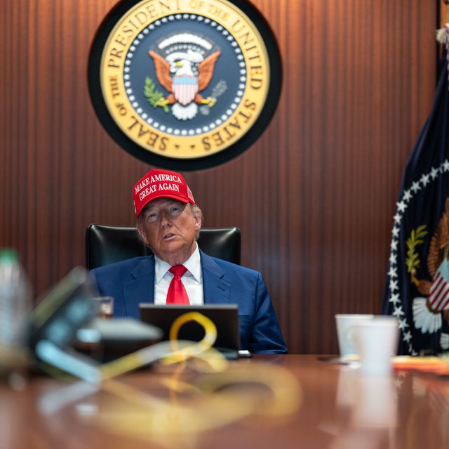 El presidente Trump en la sala de situación durante el ataque a Irán.