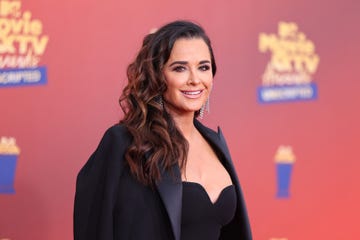 kyle richards at the halloween horror nights red carpet celebration