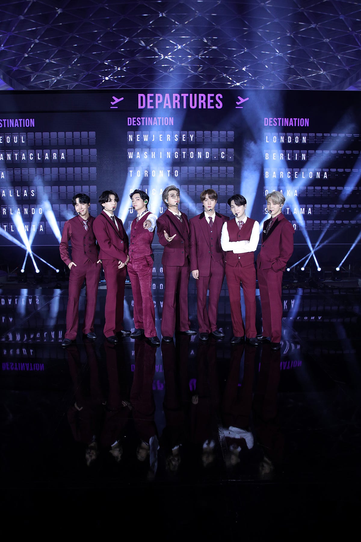 BTS Dynamite Jungkook Maroon Jacket