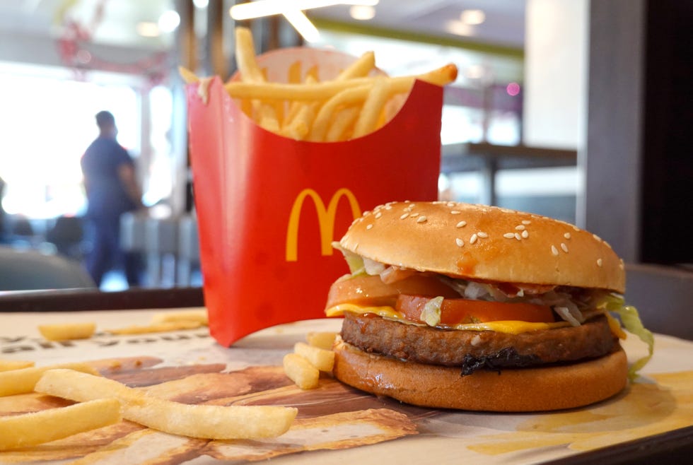 mcdonald's debuts a mcplant burger in limited markets