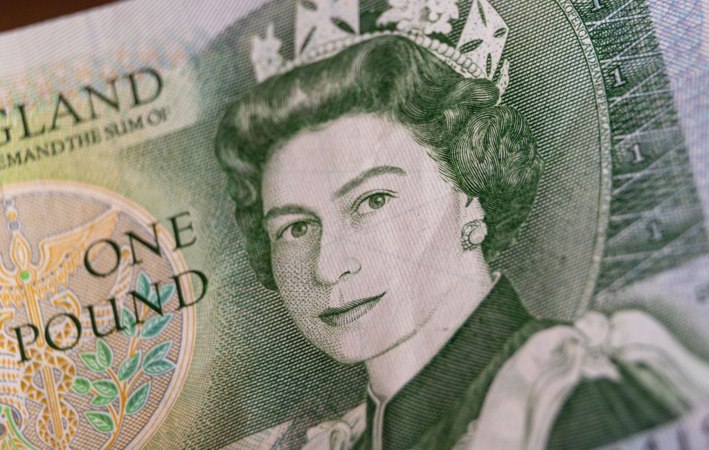 【激安レア品】新品！ヴィヴィアン　エリザベス女王　イギリス紙幣柄　長財布