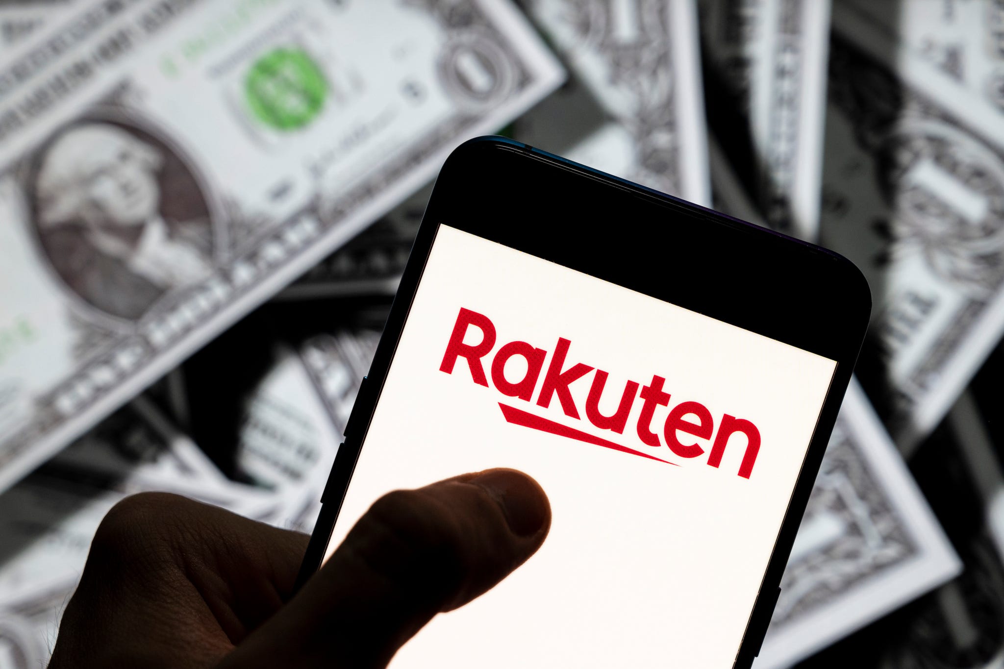 　 中国,楽天,raukuten,in this photo illustration the japanese electronic commerce