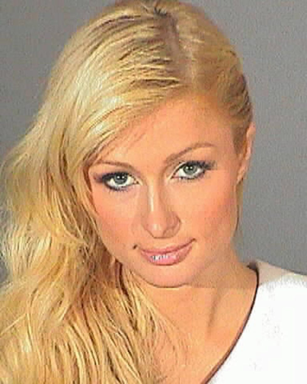Paris Hilton Booking Photo