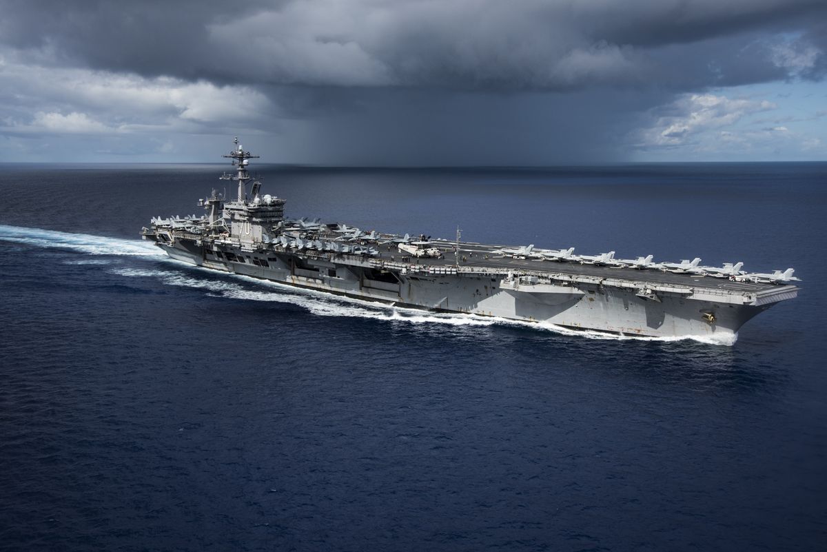 USS Carl Vinson Transits The Philippine Sea