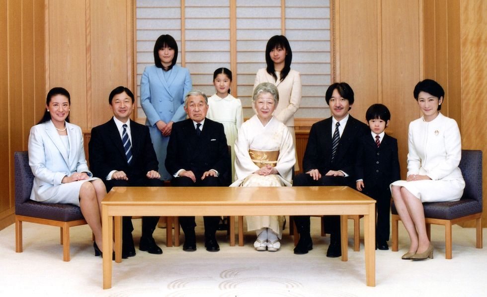 japan imperial family annual official photo session for the new year 2011