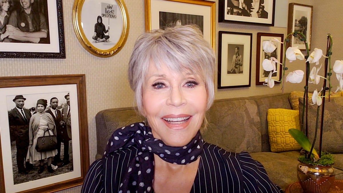 Jane Fonda Is So Happy She Embraced Her Gray Hair at 83