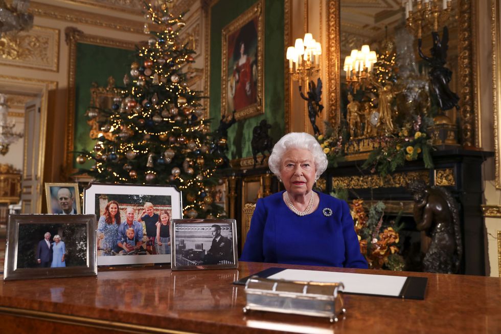 queen elizabeth ii records her annual christmas broadcast