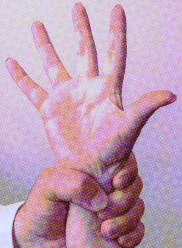 Finger, Hand, Skin, Gesture, Pink, Thumb, Sign language, Nail, Flesh, 