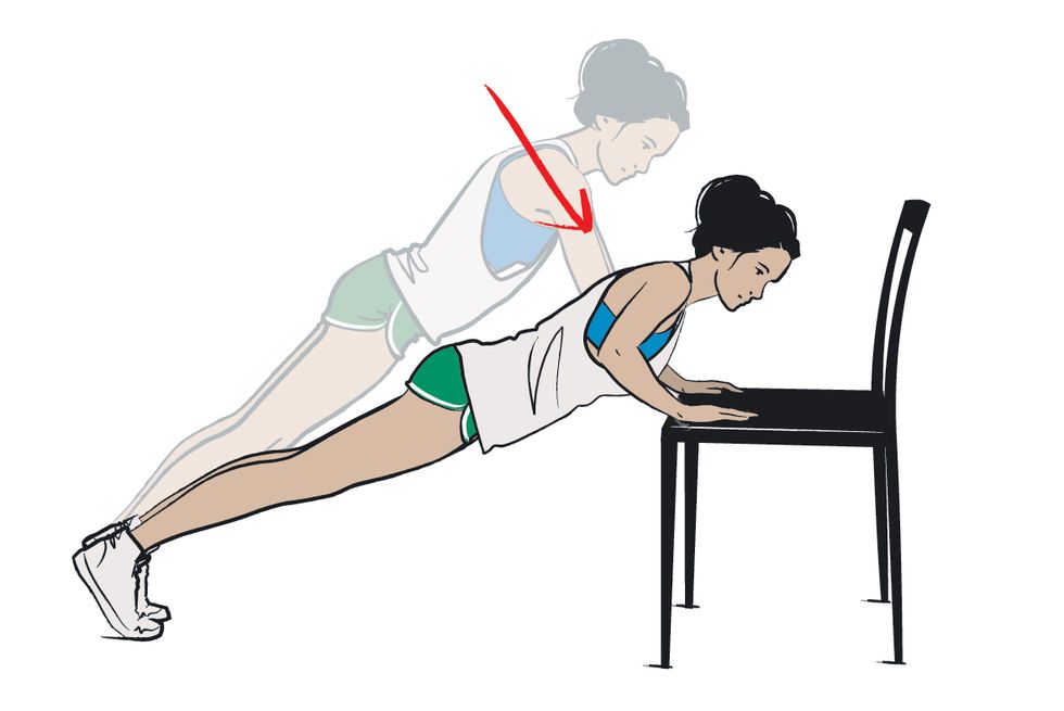 Exercises to do strengthen for a push up  