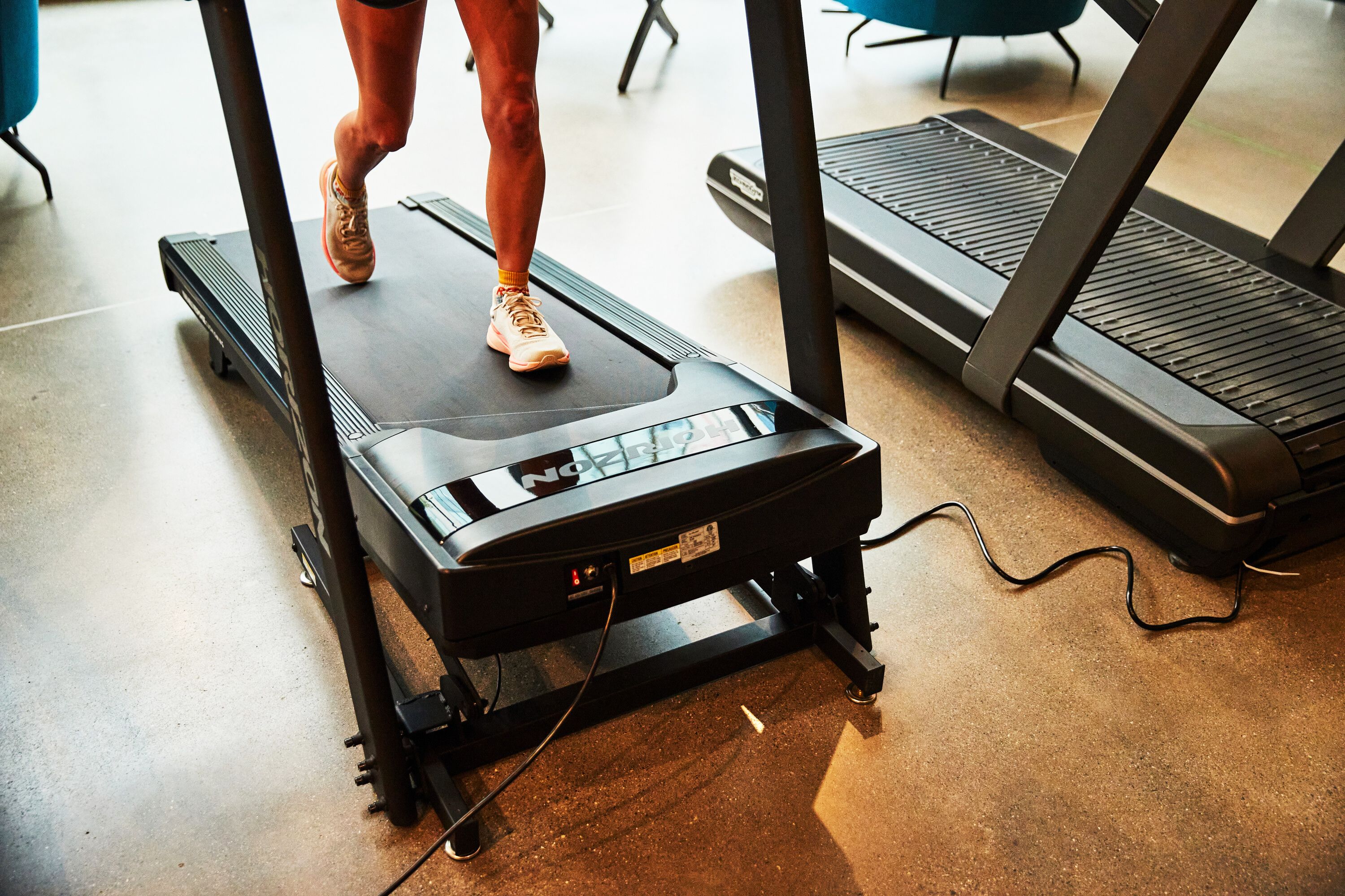 Walking with resistance discount bands on treadmill