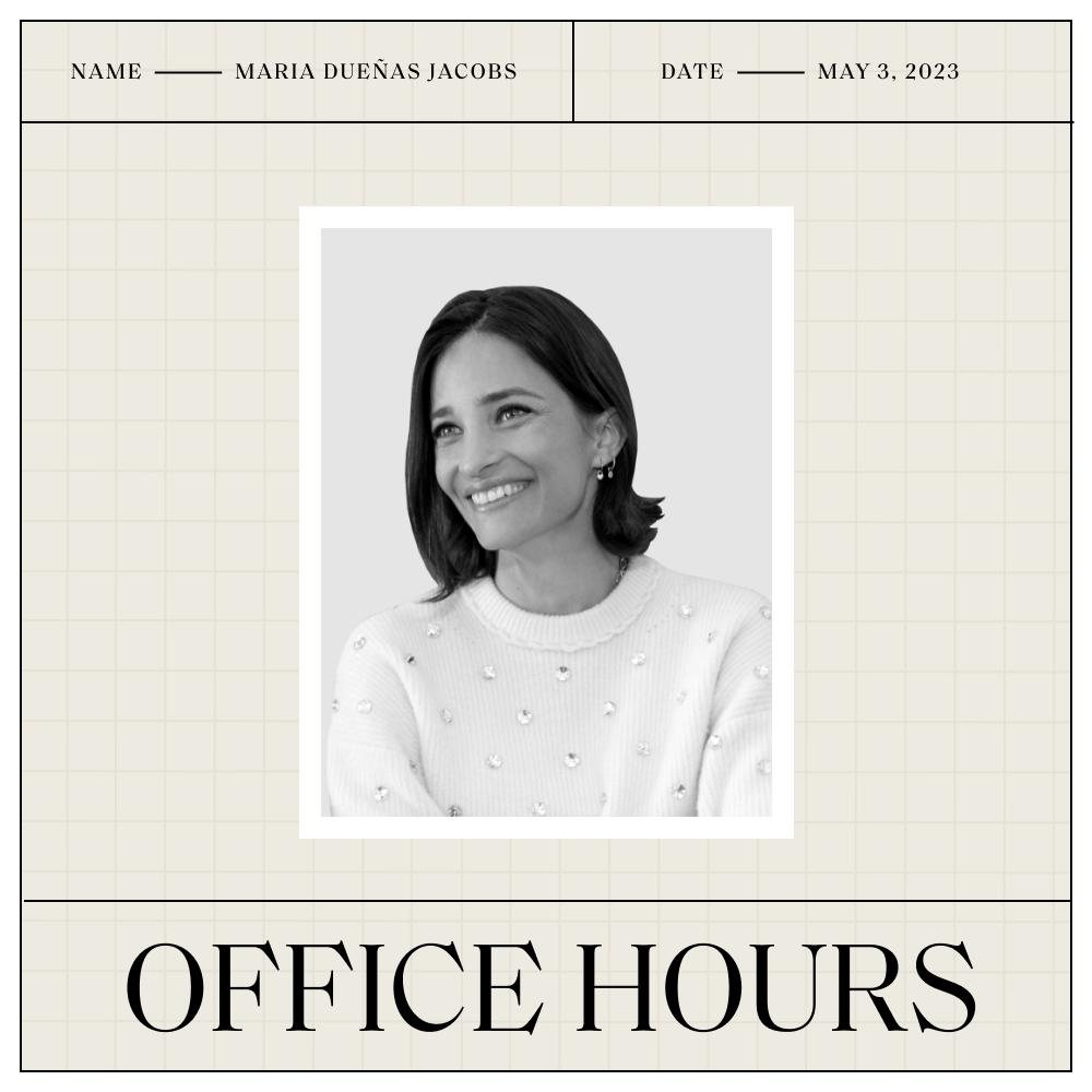 maria duenas jacobs office hours