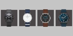 Watch, Analog watch, Watch accessory, Fashion accessory, Brand, Material property, Strap, 