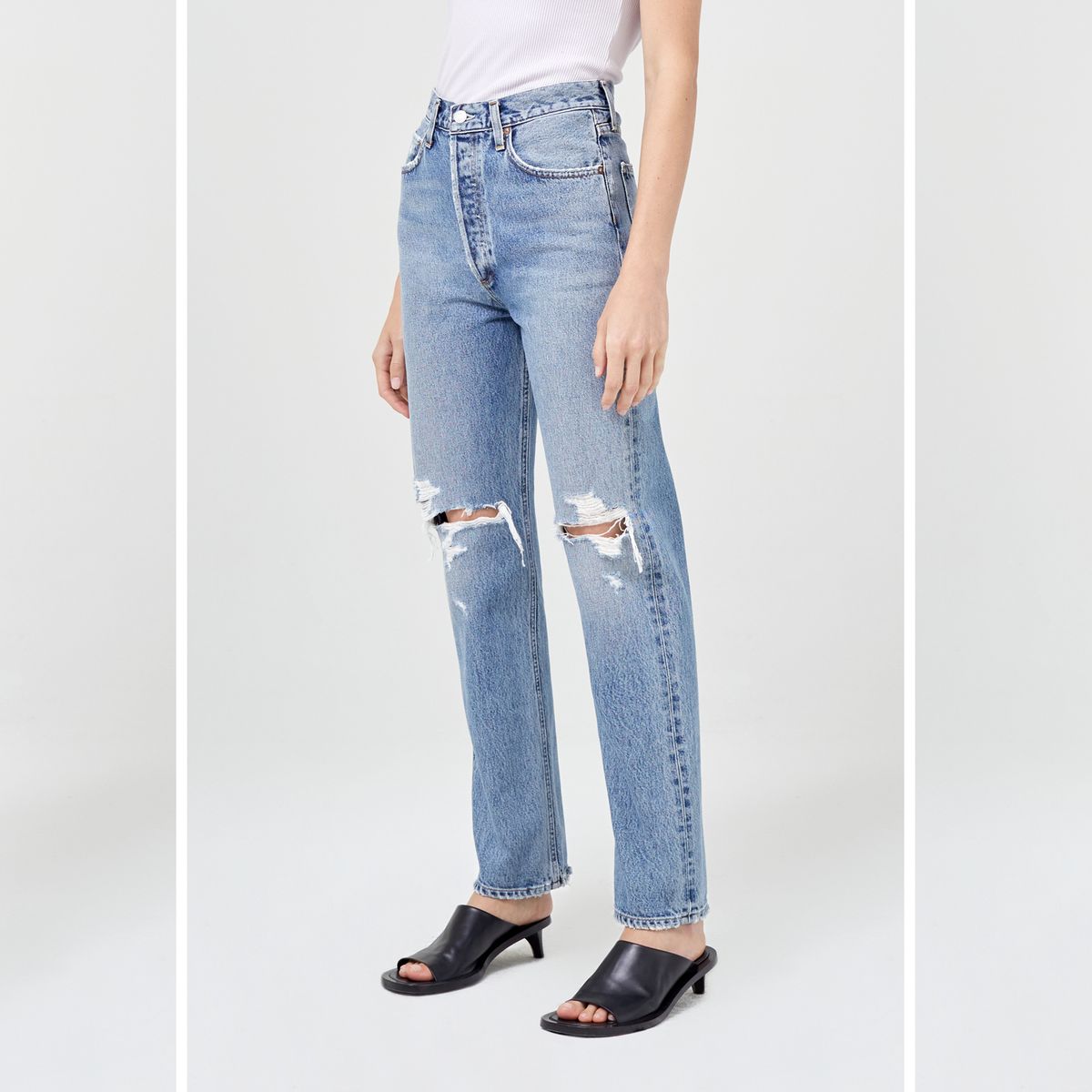 AGOLDE '90s Pinch Waist high-rise straight-leg jeans