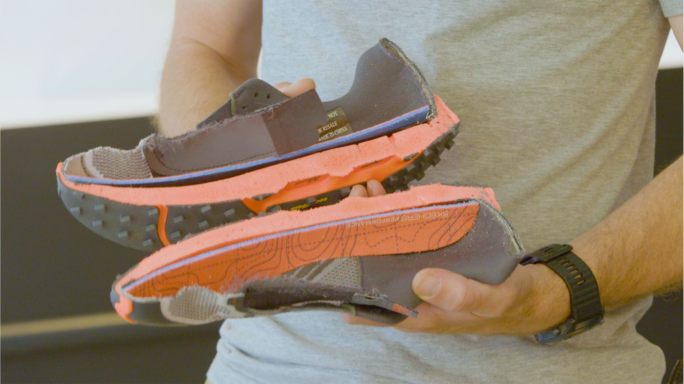 The Cut Up Skechers GOrun Razor Trail