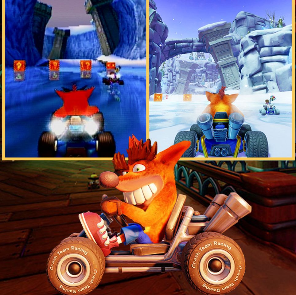 Crash Team Racing Nitro-Fueled - Crash Bandicoot Video Game History 90s to Now