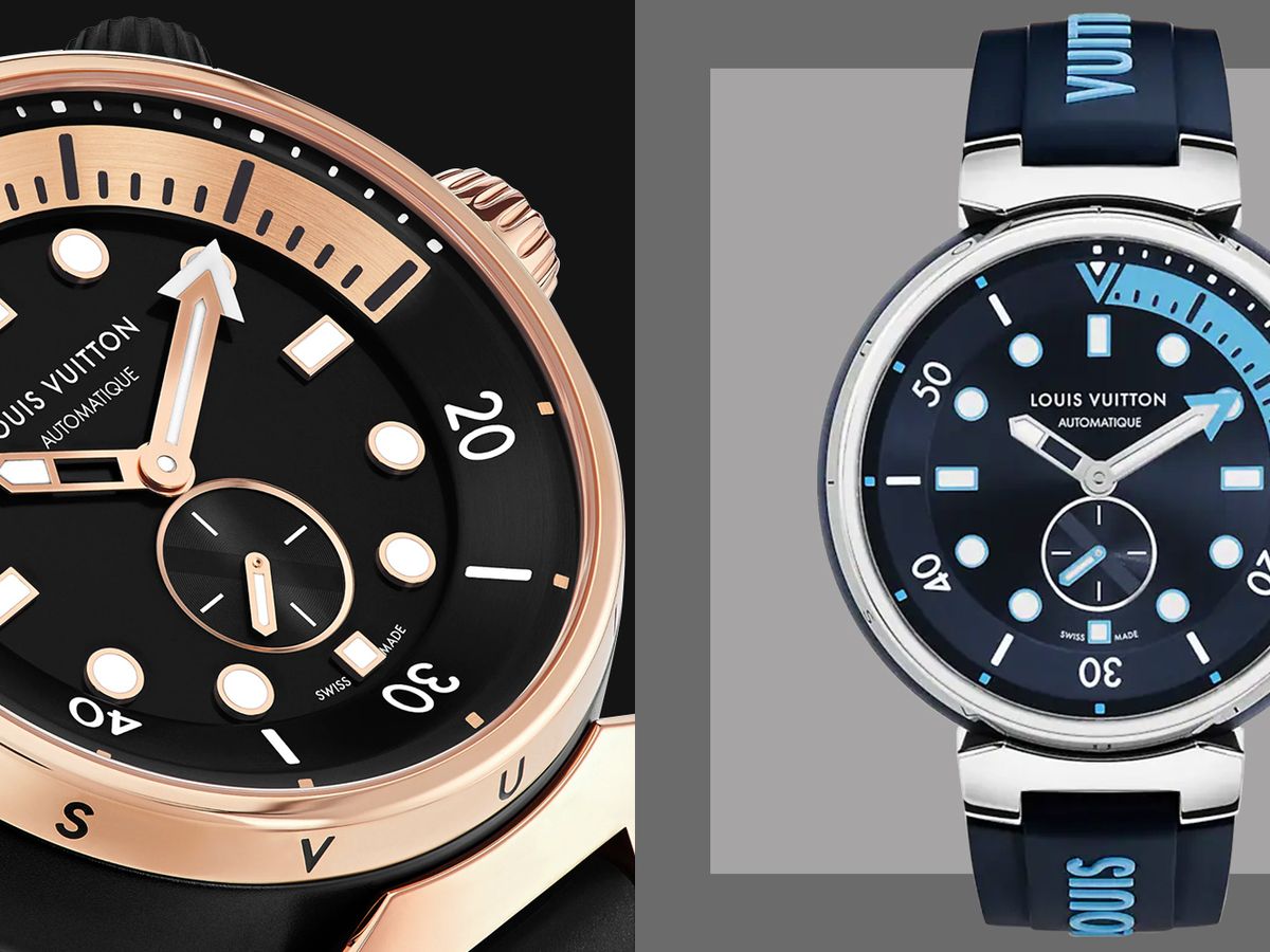 Louis Vuitton Tambour Street Diver Chronograph Neon Black – The Watch Pages
